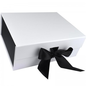 Classic Ribbon Wine Gift Box