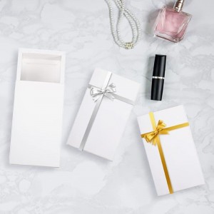 Customizable White Kraft Paper Drawer Box