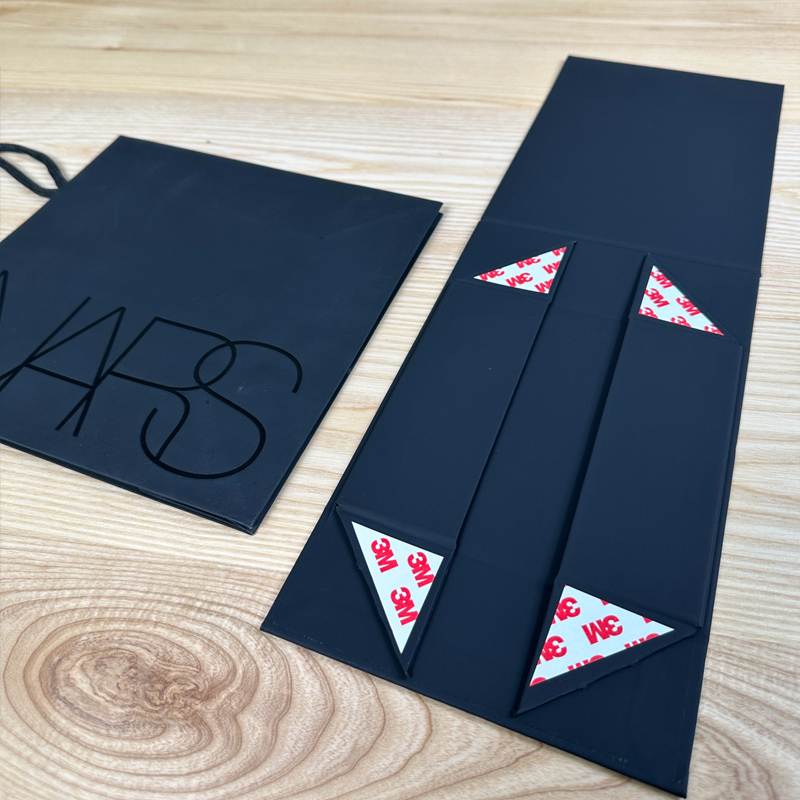 Black Luxe Foldable Box & Bag Set